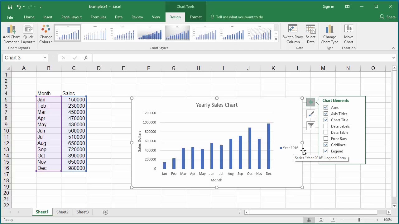 label axis on excel for mac